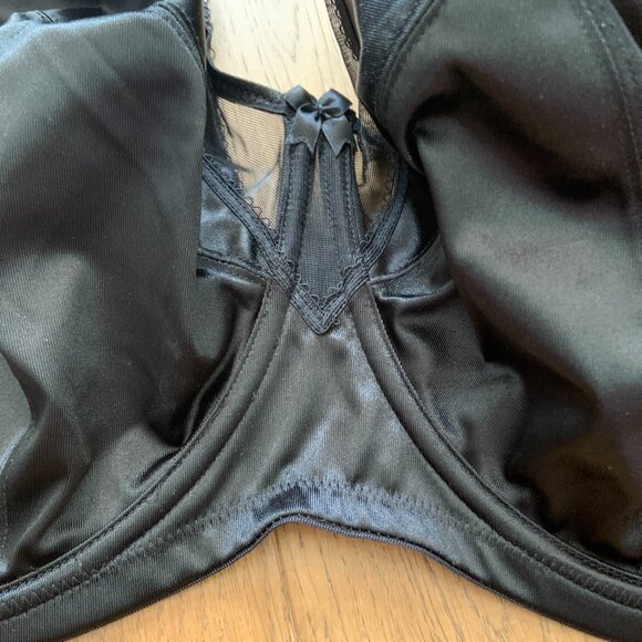 Goddess Plus Size Keira Banded Underwire Bra Black 46I - Picture 7 of 12